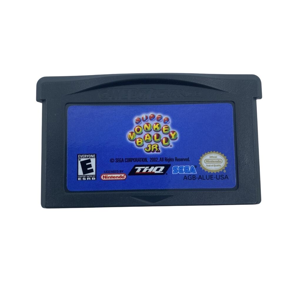 Super Monkey Ball Jr. Nintendo Game Boy Advance GBA Authentic Tested Working